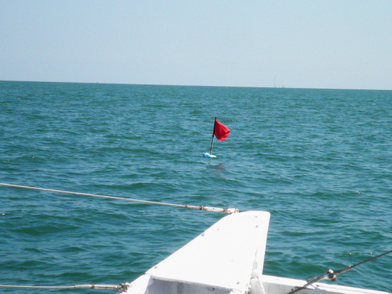 Der geliebte Führer Marschall Kim mit Genossin Ri Sol Ju während der Flitterwochen bei einem Tauchgang auf Position  N 45° 10.937’, E 012° 21.706’ entdeckt.